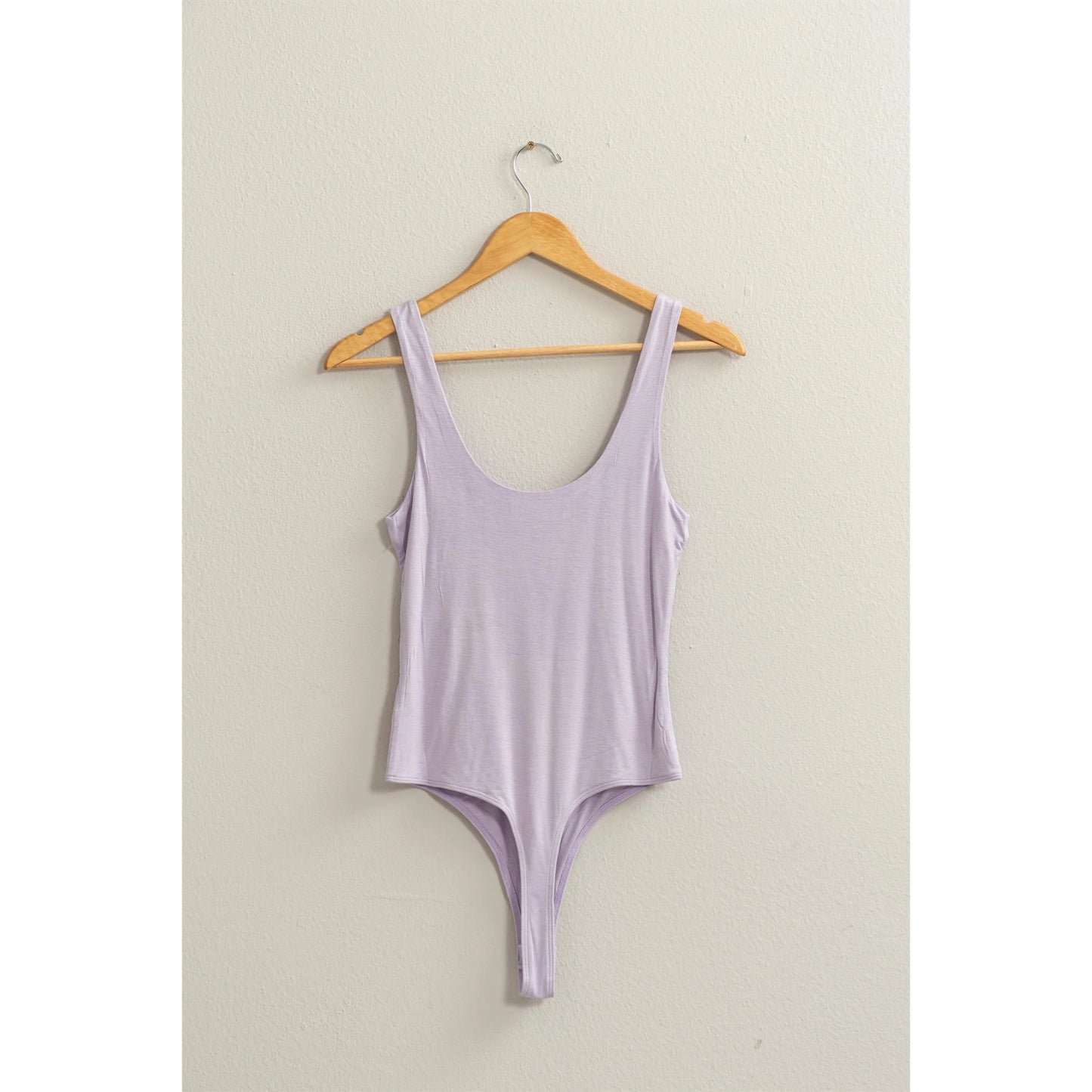 Scoop Bodysuit in Lavender