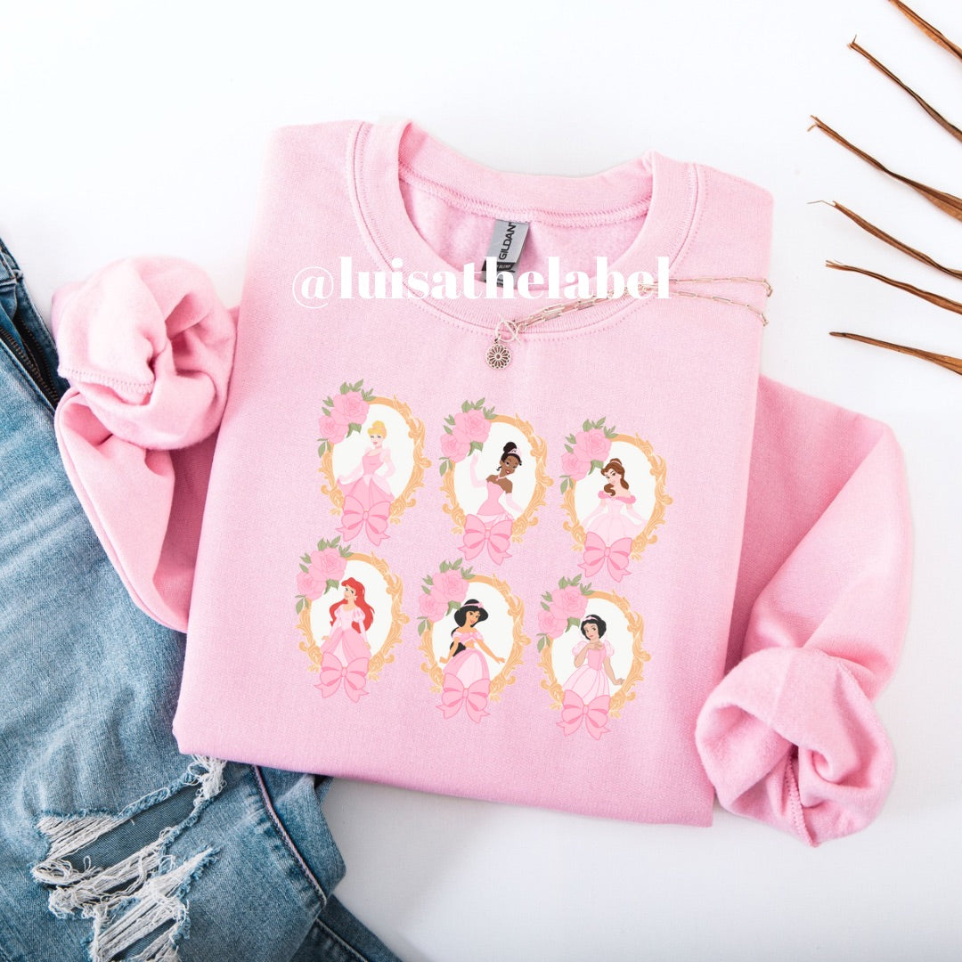 Pink Princess Crewneck