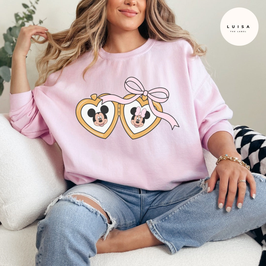 Sweetheart Locket Crewneck