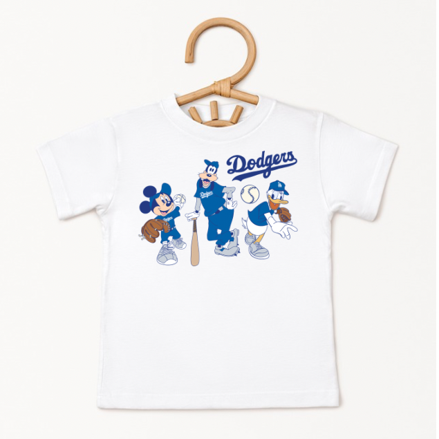 Toddler White Dodger Group
