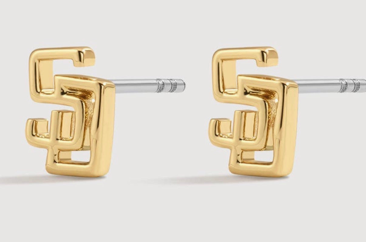 PRE ORDER - PADRES STUD EARRINGS