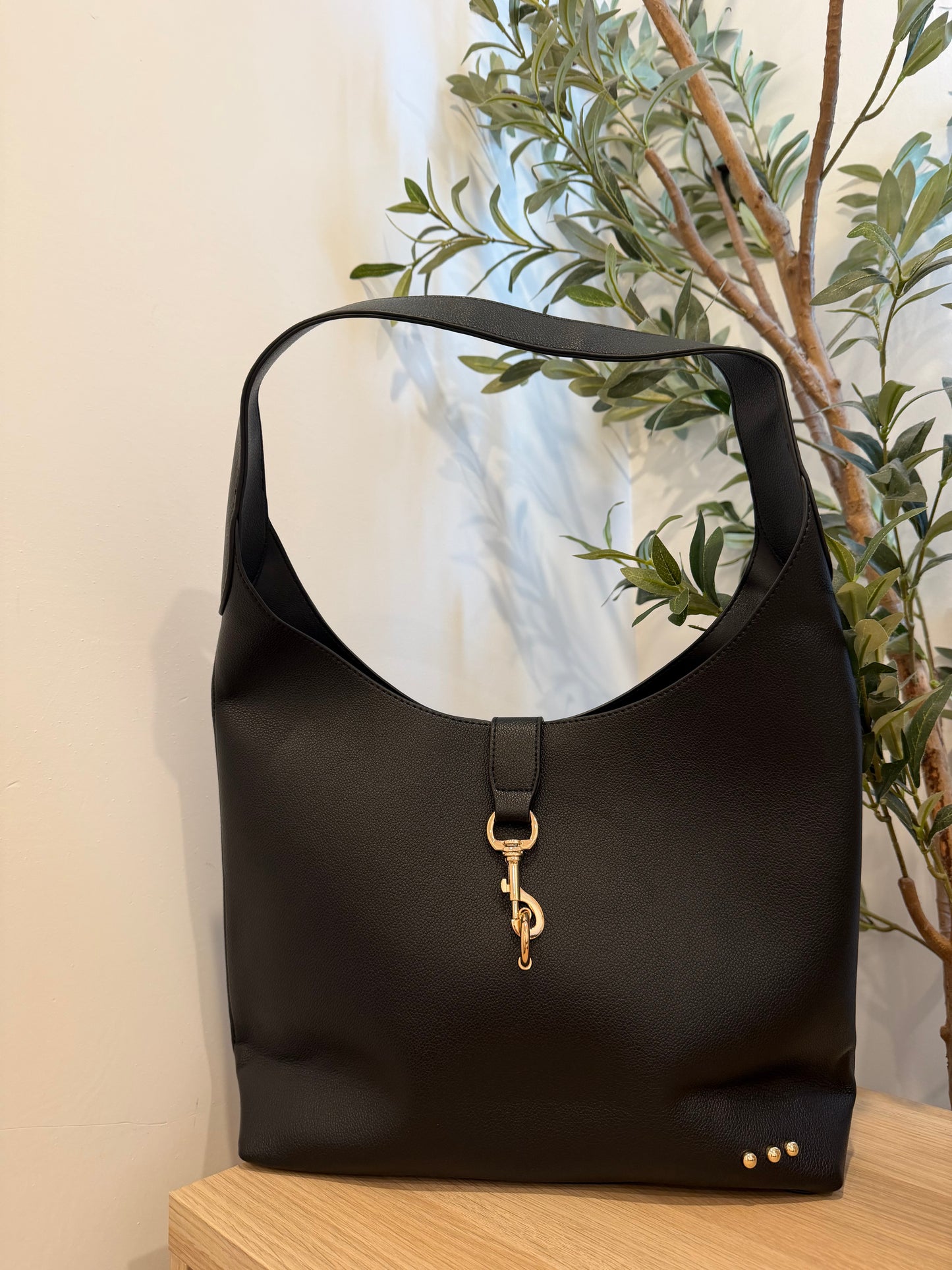Stacey Hobo Vegan Leather Tote