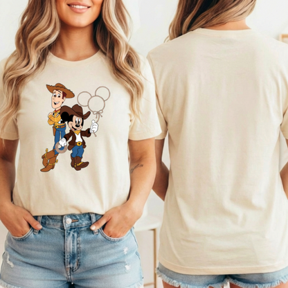 Mickey and Woody Tee
