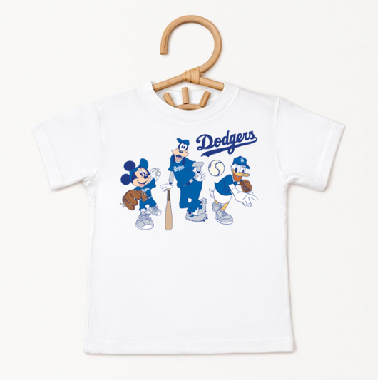 Toddler White Dodger Group