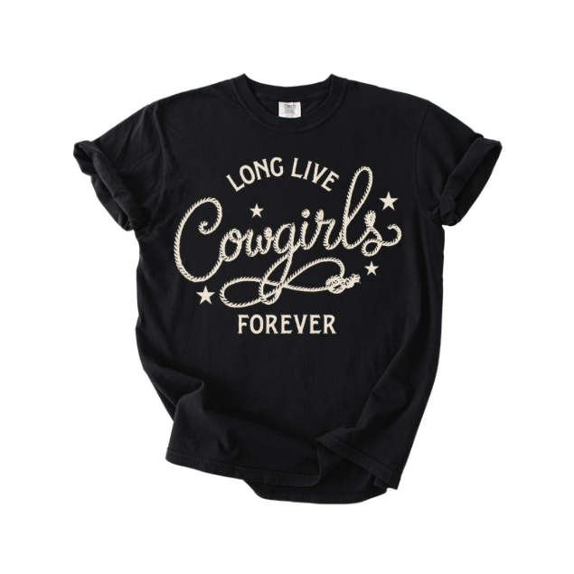 Long Live Cowgirls Forever - Black