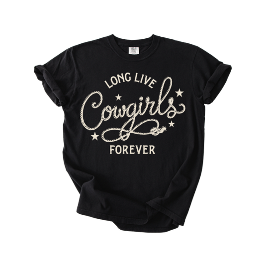 Long Live Cowgirls Forever - Black