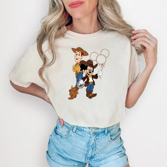 Mickey and Woody Tee
