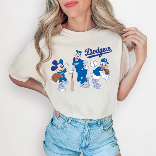 Dodgers Mickey Group - Tee