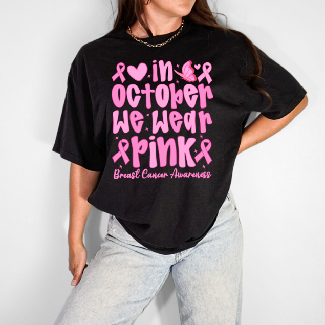in october we wear pink